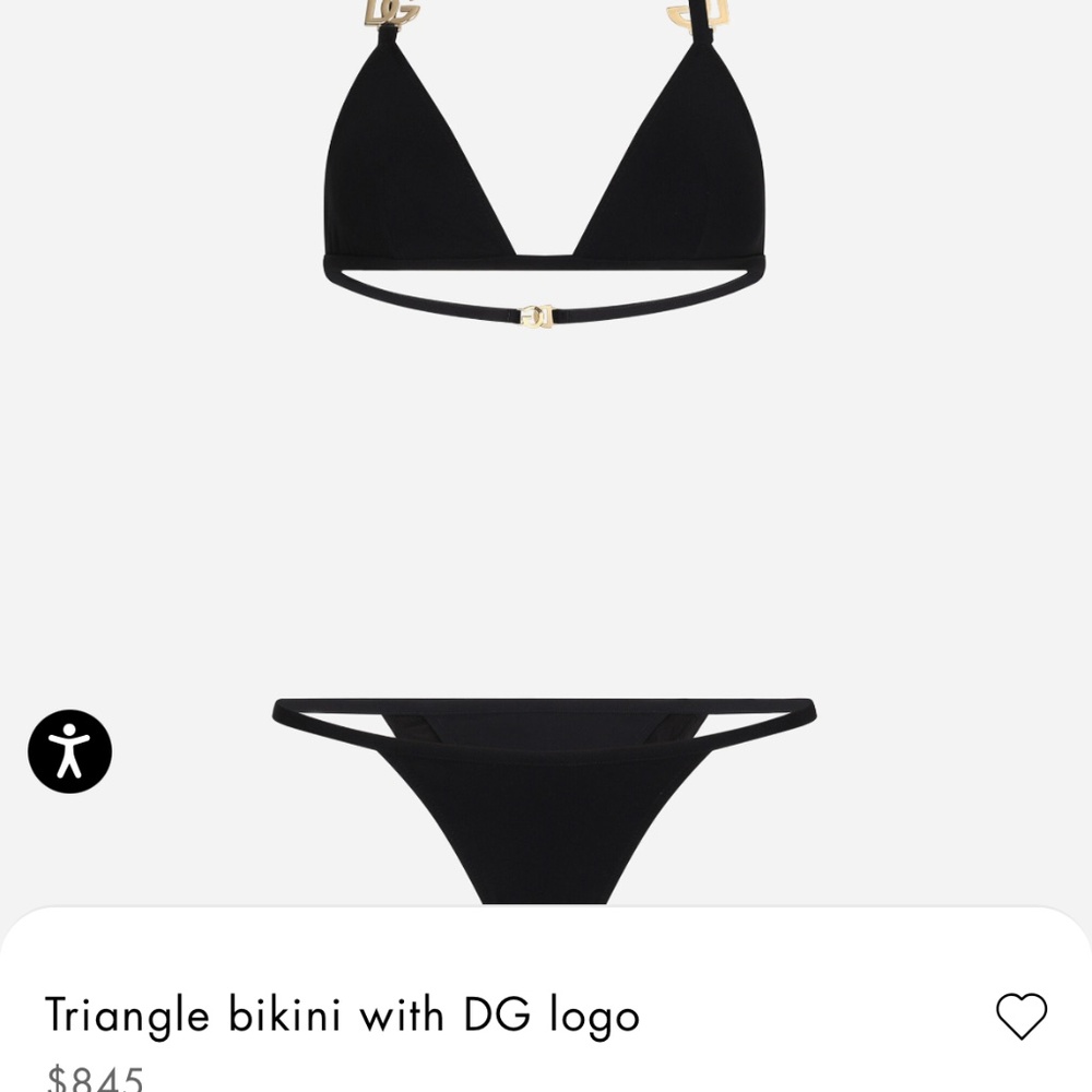 Dolce & Gabbana Triangle bikini